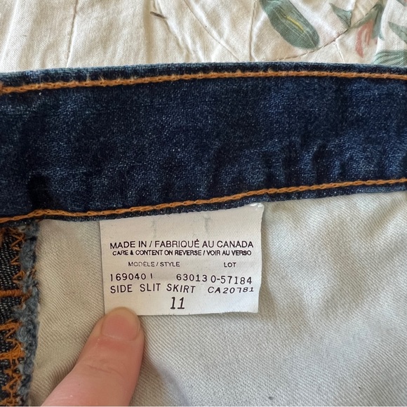 VTG Y2K Tommy Hilfiger Denim Midi Skirt, 11 - Picture 8 of 9